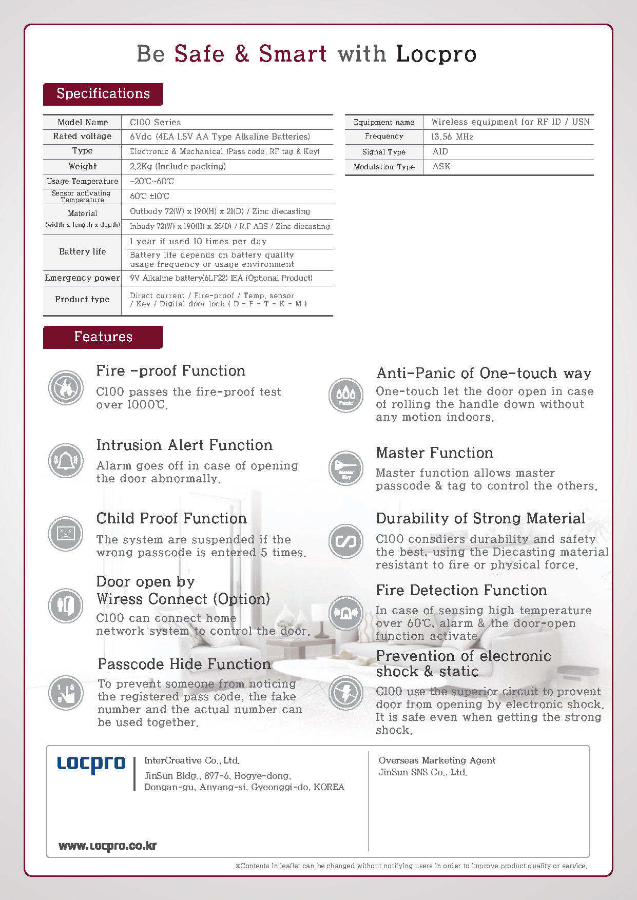 C100 Leaflet Page 2