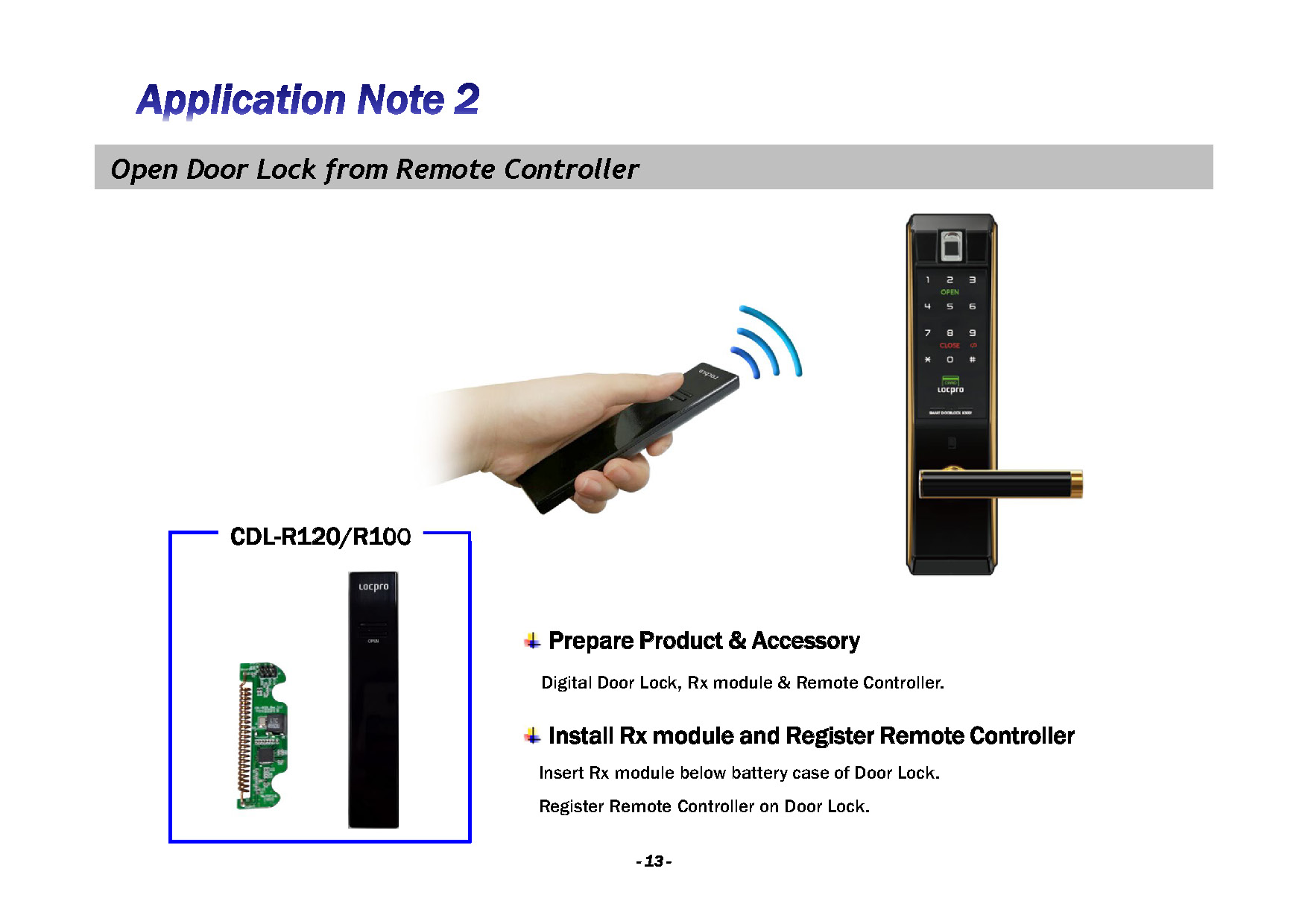 K300 Series Introduction Page 13