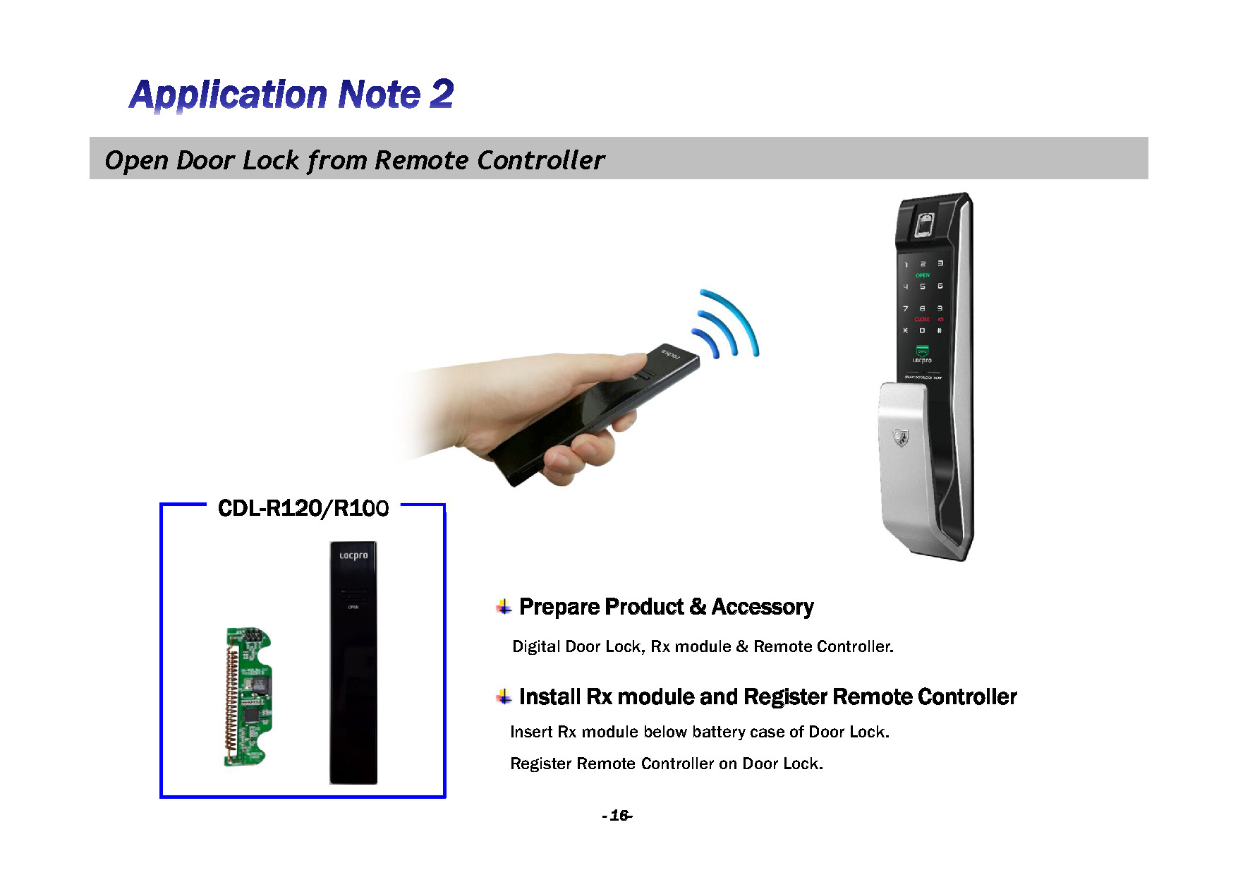 K500 Series Introduction Page 16